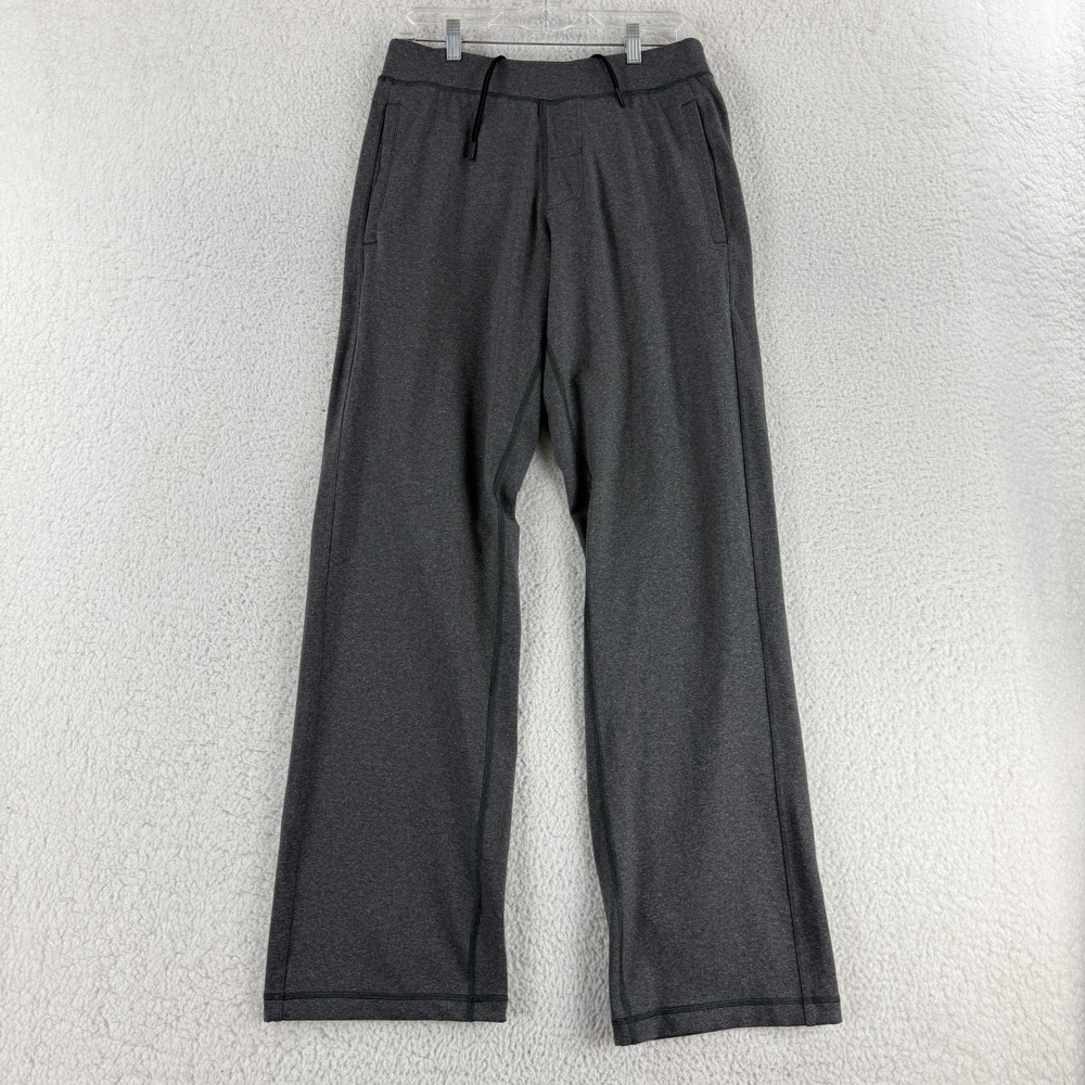 Lululemon Kung Fu Pants Mens‎ Size 30 Gray Pull On Straight Leg Athletic Stretch